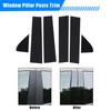 Priprilod Cover Pillar Posts Door Window Trim Gloss Black Fit