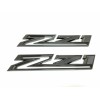 OEM 2pcs 2019-2023 Chevy Silverado Z71 Emblem OEM Fender Gloss