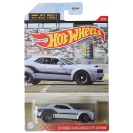 Hot Wheels '18 Dodge Challenger SRT Demon, [Gris] 2/5
