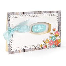 Sizzix Framelits Die Stamps Phrases by Stephanie Barnard, Set of 12, Multi-Colour