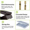 UFURMATE Barrel Hinges, 20 Brass Invisible Hinges Concealed Cylindrical Barrel