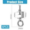 Afcabakila 6 Pcs 25mm C Clamps, 304 Stainless Steel with
