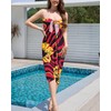 Bsubseach Sarong Bathing Suit Cover Up for Women Long Pareo