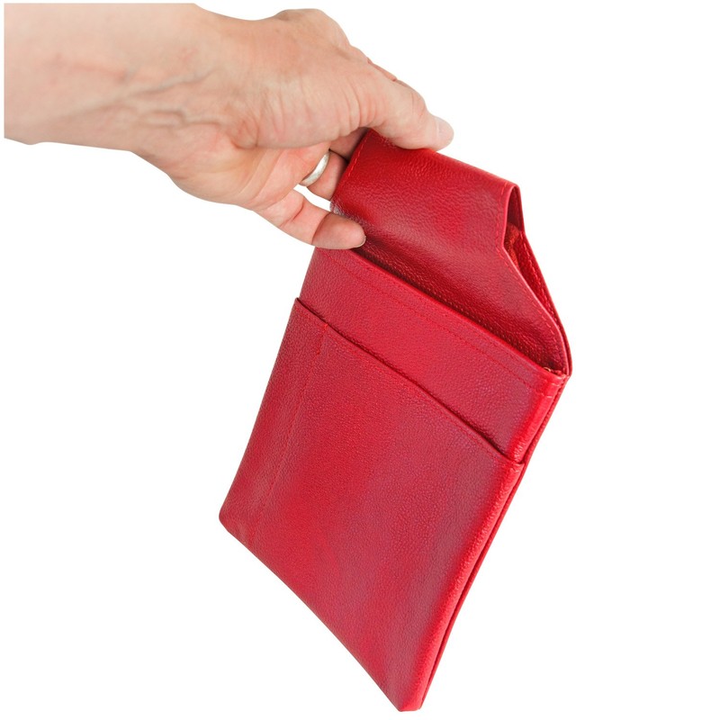 hamosons 1009 Professional Waiter's Holster Nappa Leather Light Red