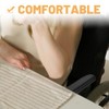 EXCEART Wheelchair Armrest Pads 2 Pcs Black 33.40X5.10X3.00cm