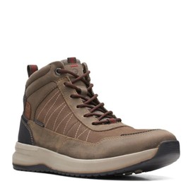 Clarks mens Wellman Top Waterproof Oxford Boot, Taupe Combi Waterproof, 9.5 US