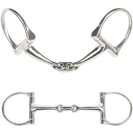 Harry's Horse 41201036-14.5 D-Bridle Double-Jointed 14.5, L