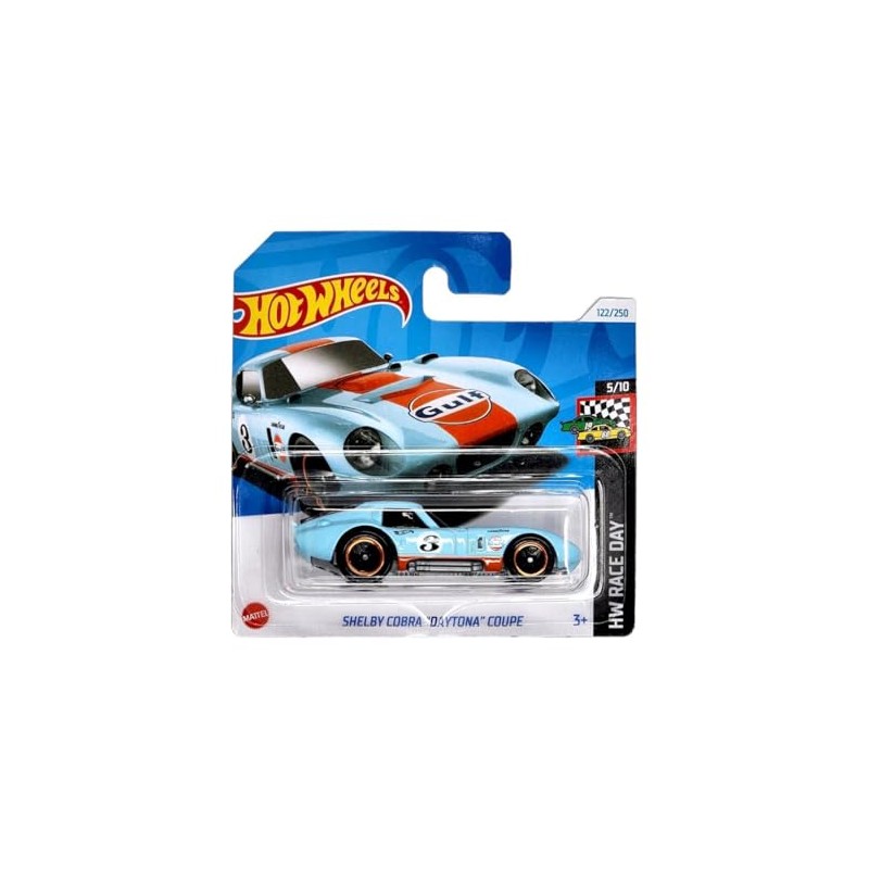 Hot Wheels Single Cars Shelby Cobra Daytona Coupe HTC77