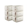 TomVista Large Canvas Clothes Storage Bags with Thick Handles and