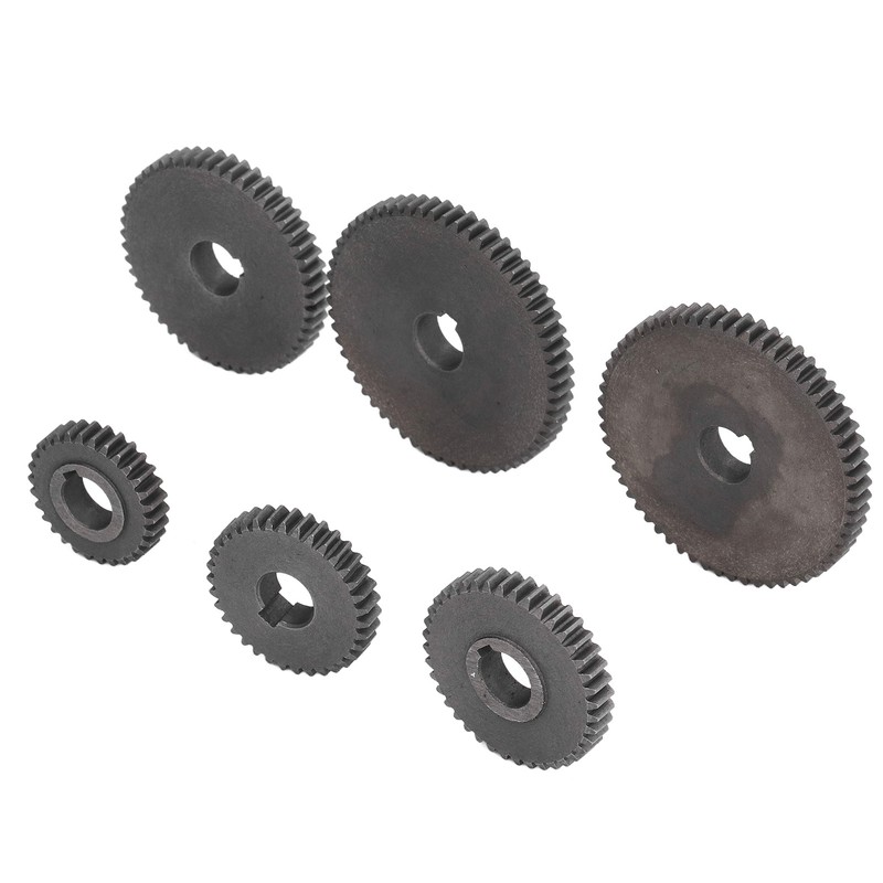 9Pcs Metal Gear Set Mini Lathe Cutting Machine Gears 2xT60