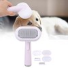 5 in 1 Pet Slicker Brush One Button Hair Removal