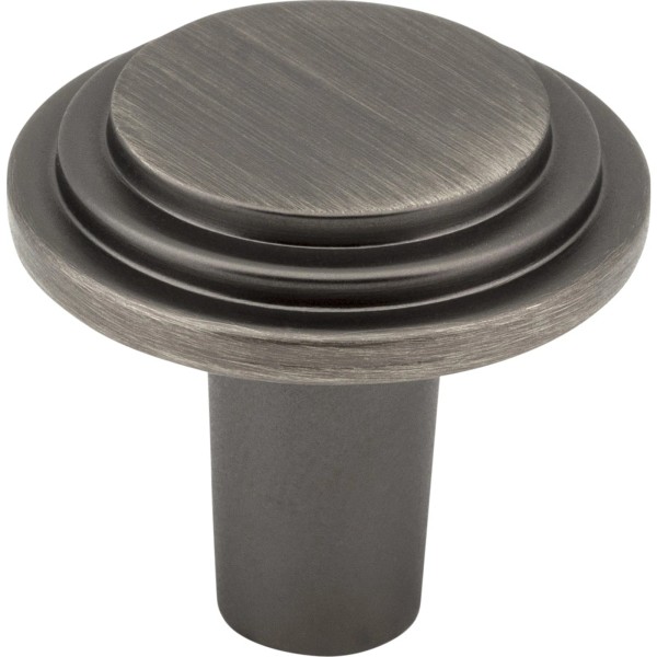 Elements Calloway 1-1/8" Diameter Mushroom Knob, Brushed Pewter