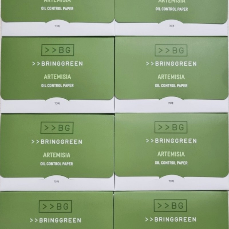 브링그린 쑥 한지 얼굴 기름종이 페이셜 오일페이퍼 개기름 Facial Oil