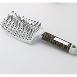 Round Hair Brush Comb LD255 White