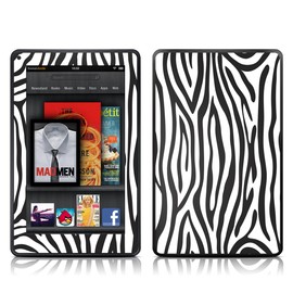 Kindle Fire Skin Kit/Decal - Zebra (will not fit HD or HDX models)