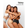 TIICHOO Period Underwear Heavy Flow High Waisted Period Bikini Panties
