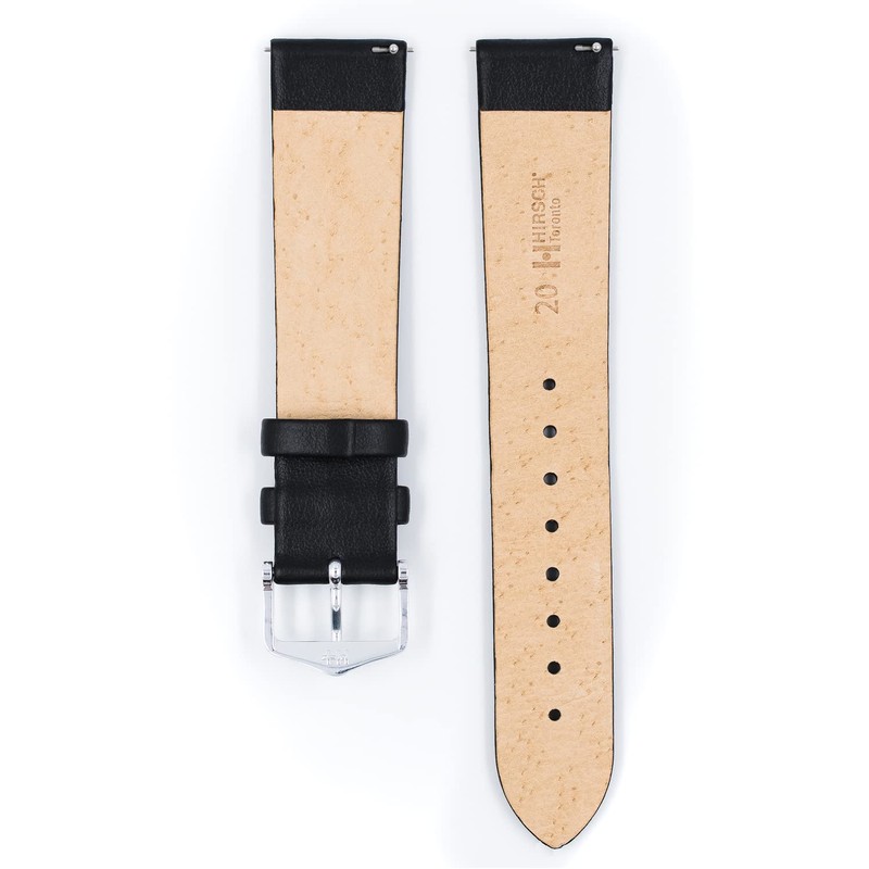 Hirsch Toronto Watch Strap, Italian Calf Leather, Classic/Elegant - Women/Men,