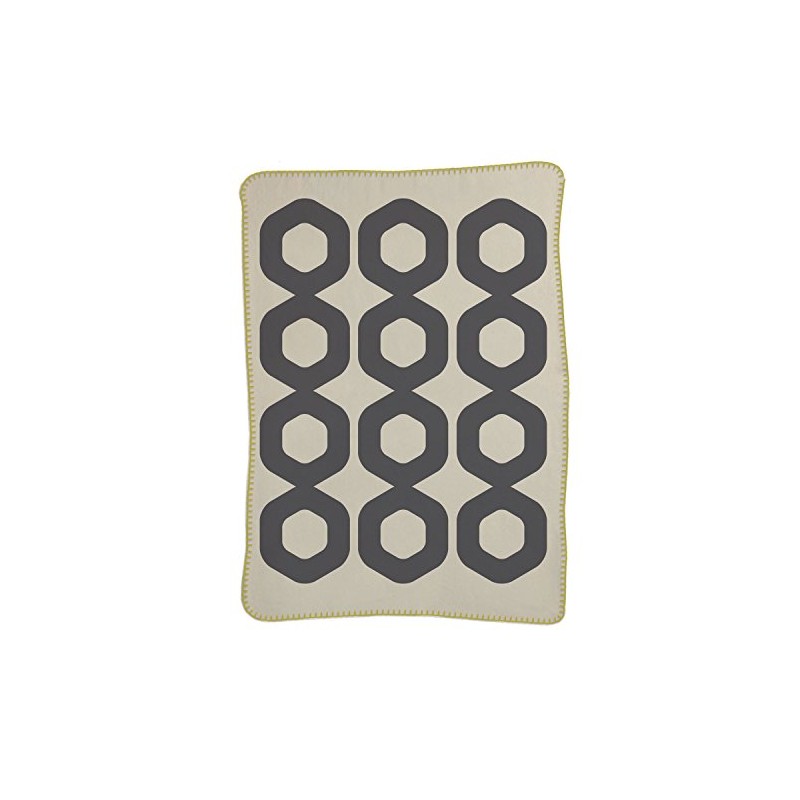 Lolli Living Brushed Cotton Blanket, Mod Ring