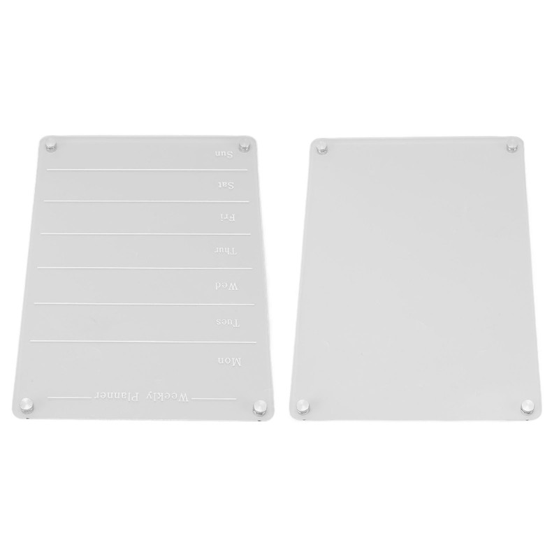 13 X 9.1in Magnetic Dry Erase Calendar Acrylic Planning Bord