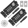 Weielt Digit Combination Locking Bolt, 4 Digit Sliding Lockable 120mm