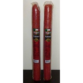 Margherita Brand VERY BEST Pepperoni HUGE 17" Sticks, 2 1/2 lbs, (2 Sticks)