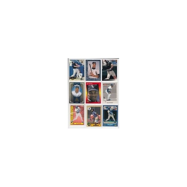 Bo Jackson Baseball Card Lot (8) Cards