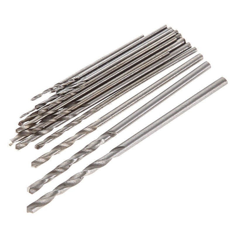 HSS Micro Drill Bits 20 piece multi pack 0.3-1.6mm