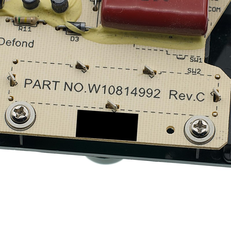 MacMaxe WP9706648 Mixer Speed Control Assembly with Black Knob, 120V