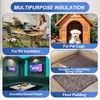 Tafbrik Dishwasher Insulation Blanket, Pipe Insulation Roll Sound Insulated Blanket