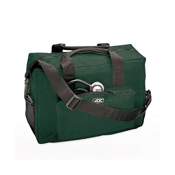 ADC 1024 Nurse/Physician Nylon Medical Equipment Instrument Bag, Dark Green