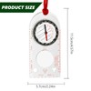 Clear Navigation Compass Orientation Compass for Scouts, Hiking and Survival