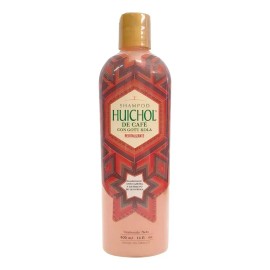 Shampoo Huichol De Café Con Gotu Kola, Botella 400 Ml Revitalizante y Fortalecedor