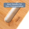 Totally Bamboo 3-Piece Bamboo Cutting Board Set – Reversible Kitchen