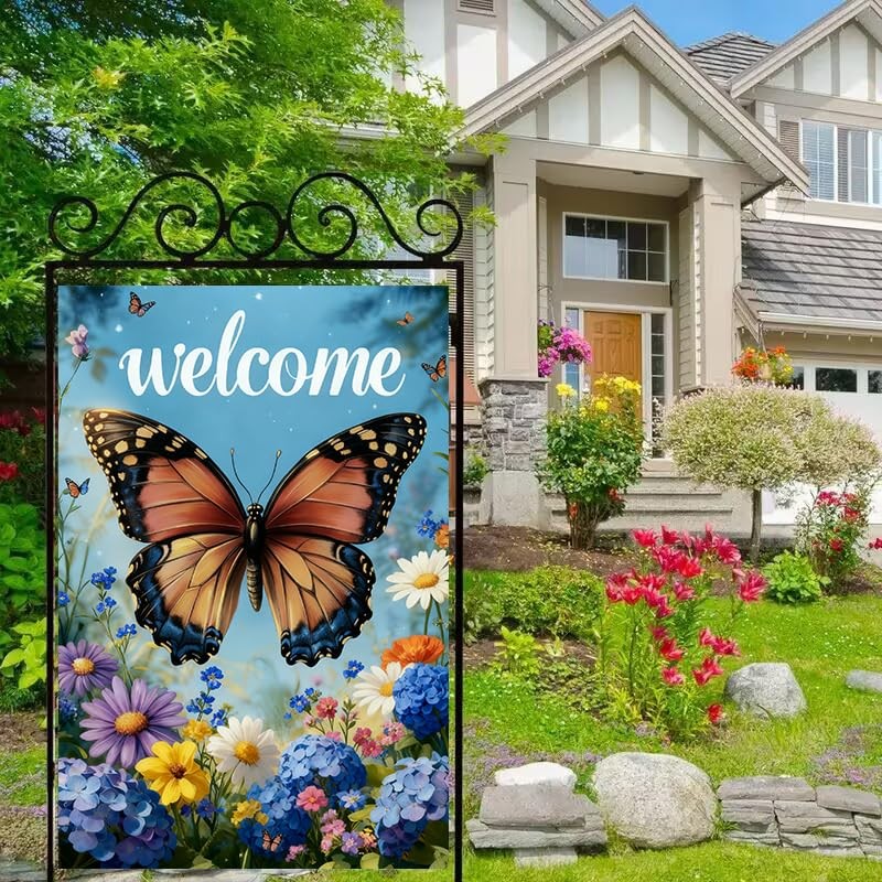 Large Spring Summer Garden Flags Outside 28 x 40 Double