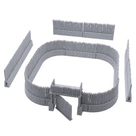 Viking Stockade by Terrain4Print, 3D Printed Tabletop RPG Scenery and Wargame Terrain for 28mm Miniatures