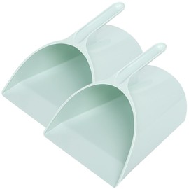 DOITOOL Household Dustpan Plastic Handheld Kitchen Trash Can Hanging Trash Can Small Stylish for Cleaning Kitchen Dustpan Kitchen Standing Trash Can Multifunction Pack of 2