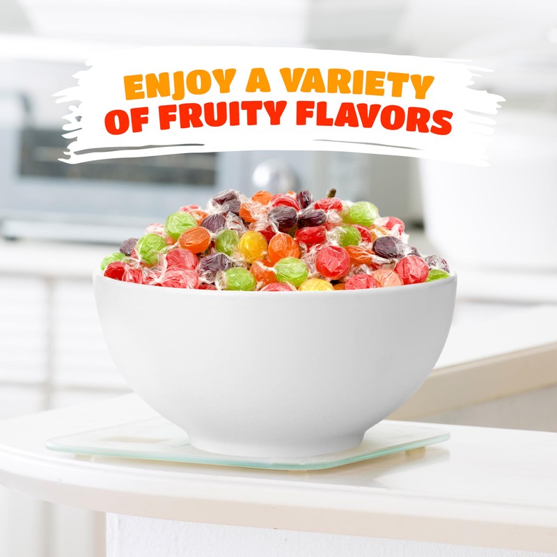 Fruit Discs Hard Candy, Assorted Flavors, 2-Pound Bulk Pack (About