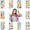 10 Sheets Cartoon Dinosaur Temporary Tattoos Stickers Mixed Style Body