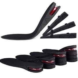Height Increase Insole Cushion Height Lift Adjustable Cut Shoe Heel Insert Larger Women Men Unisex Quality Foot Pads (3-9 cm)