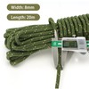 G2PLUS 20M Sage Green Multi-functional Nylon Rope, 8MM Thick Heavy