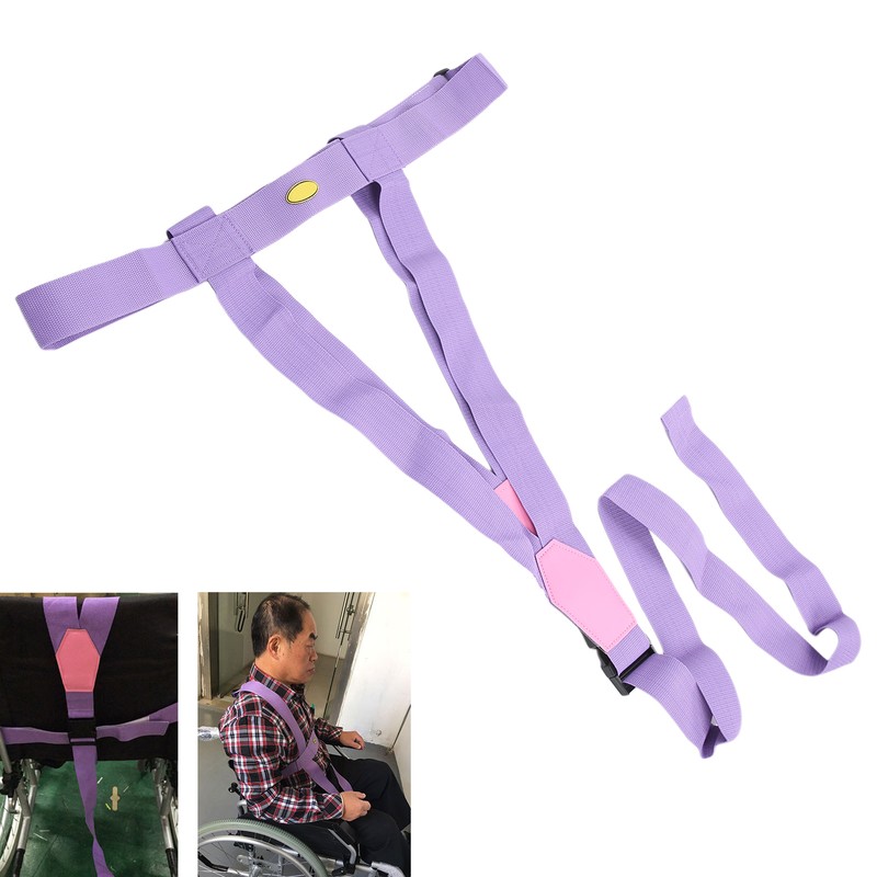 Professional Wheelchair Safety Belt Anti Slip Restraints Fixing Straps for