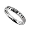 FORGIVEN JEWELRY RSWA I WILL WAIT Stackable Purity Thin Band