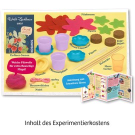 Kosmos KOSMOS 657819 Feen-Erdbeeren Experimentierset für Kinder, Mädchen ab 6 Jahren, Planzset für Kinder, Experimentier-Set für Kinder