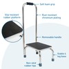 BodyMed Heavy-Duty Foot Step Stool with Handle and Non-Slip Rubber