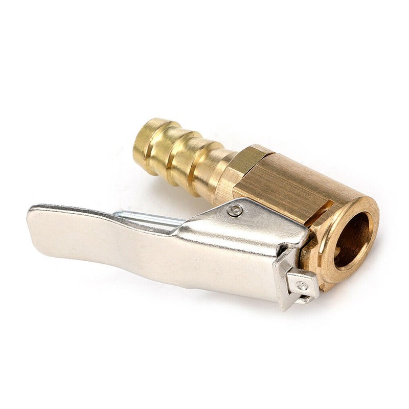 2 Pack Brass Tire Inflator Valve 1/4" Open Flow Air