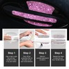 BetterJonny 10PCS Crystal Car Door Scratch Protector, Rhinestone Bling Scratch