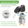 10L0L Golf Cart Keys Starter Ignition Switch Kit for EZGO,