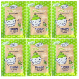 Dresdner Essenz Dreckspatz Care Bath "Wer bist denn du Apfel" [German Language] Pack of 6 x 50 g