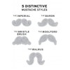 Fred Munchstache Cookie Cutters