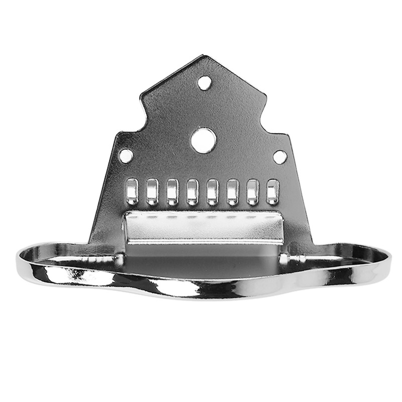 Mandolin Tailpiece Chrome Replacement Zinc Alloy Guitar Parts Instrument Accessories
